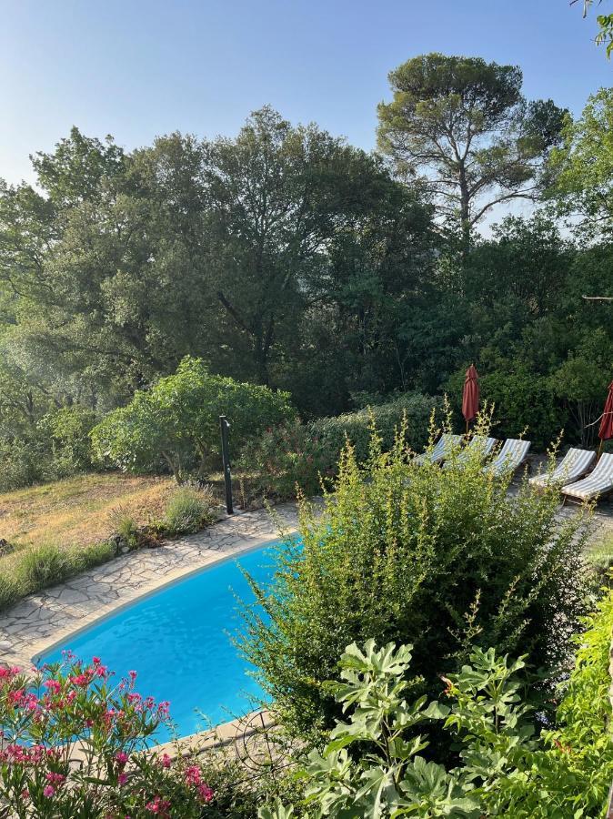 La Parenthese Du Var - Gite Avec Grande Terrasse Vue Sur Piscine Saint-Antonin-du-Var Luaran gambar