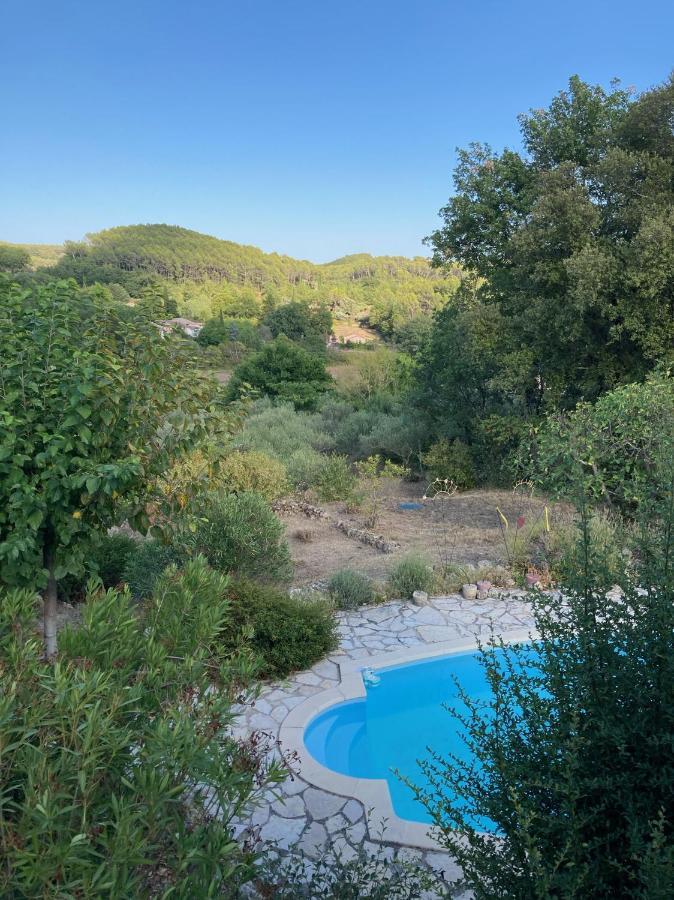 La Parenthese Du Var - Gite Avec Grande Terrasse Vue Sur Piscine Saint-Antonin-du-Var Luaran gambar