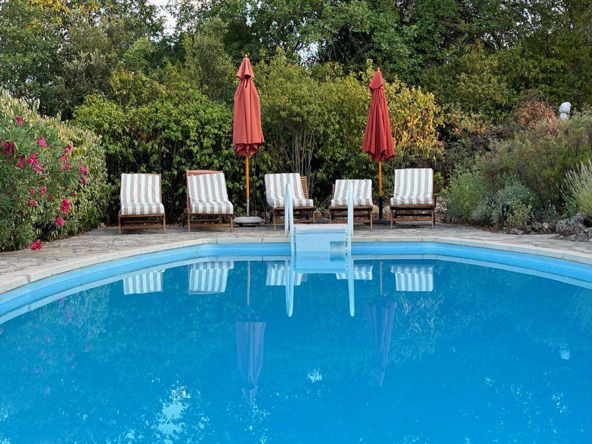La Parenthese Du Var - Gite Avec Grande Terrasse Vue Sur Piscine Saint-Antonin-du-Var Luaran gambar